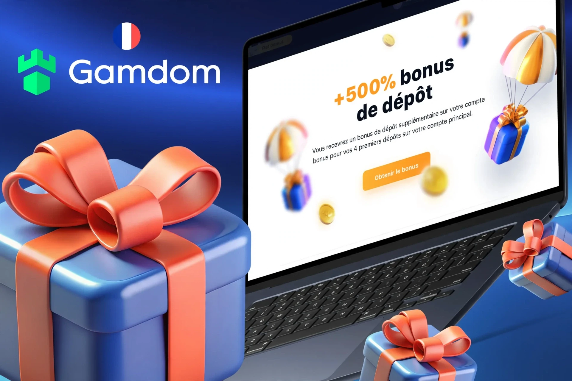 Conditions pour recevoir un bonus de bienvenue après connexion et dépôt de fonds
