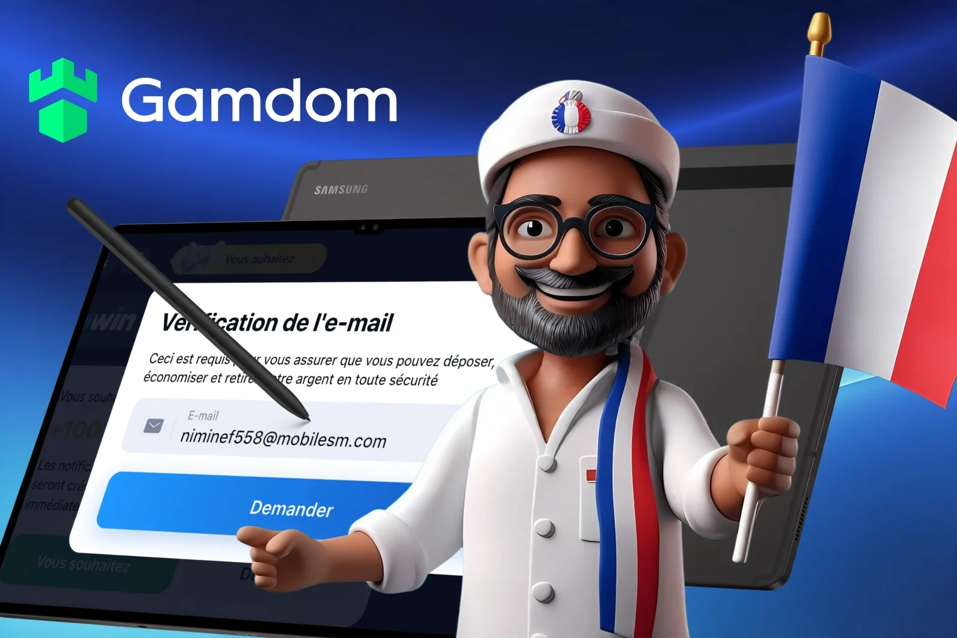 Détails de la procédure de vérification d'identité sur la plateforme Gamdom
