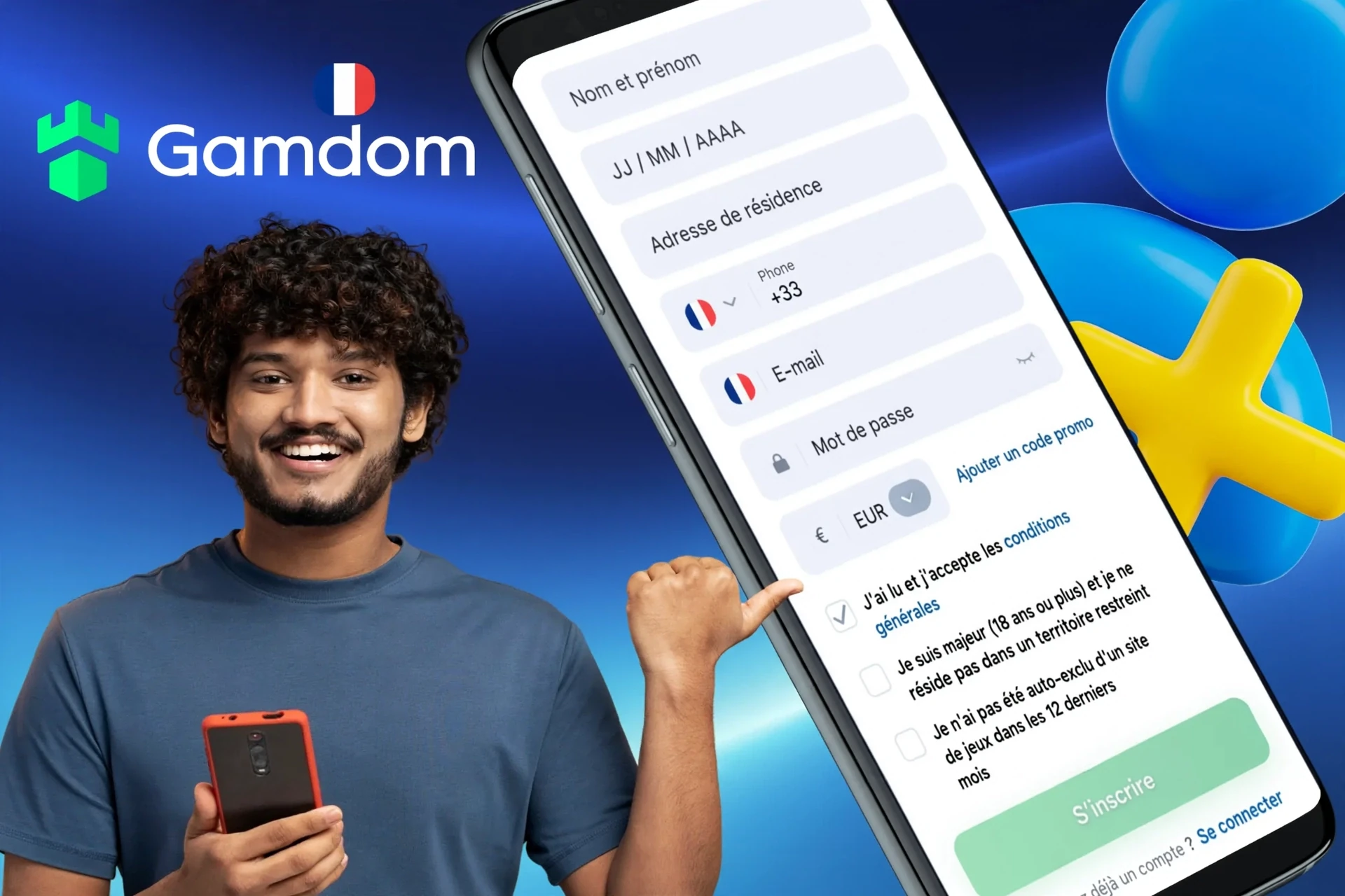 Informations sur le processus d'inscription via l'application mobile